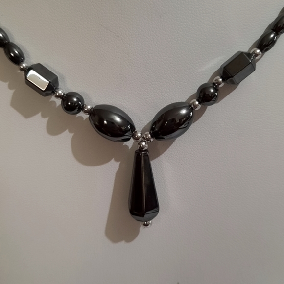 Hematite Necklace set of two - Picture 2 of 8